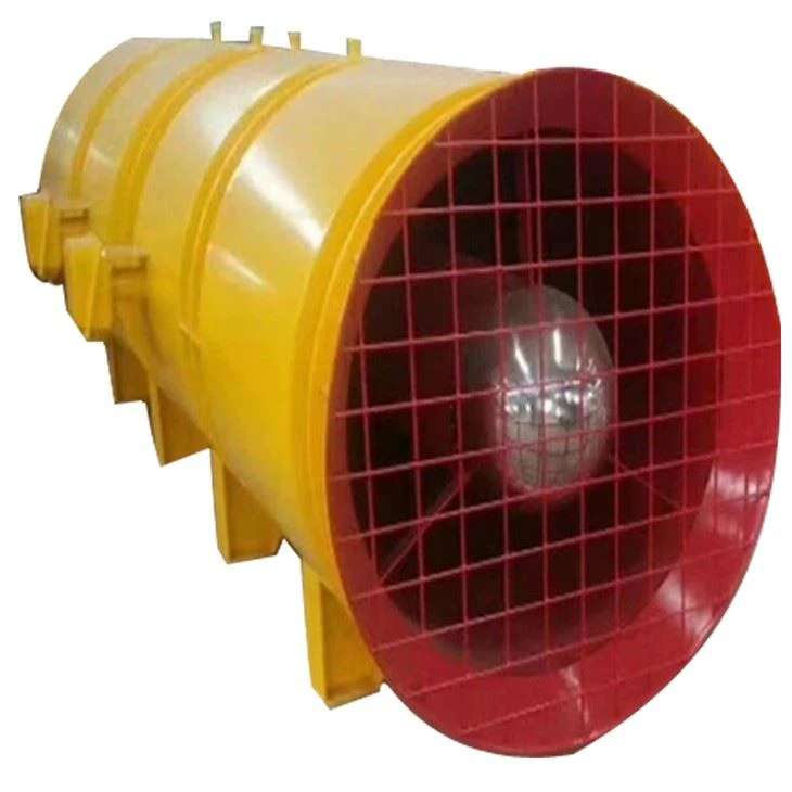 Mine suction double impeller fan
